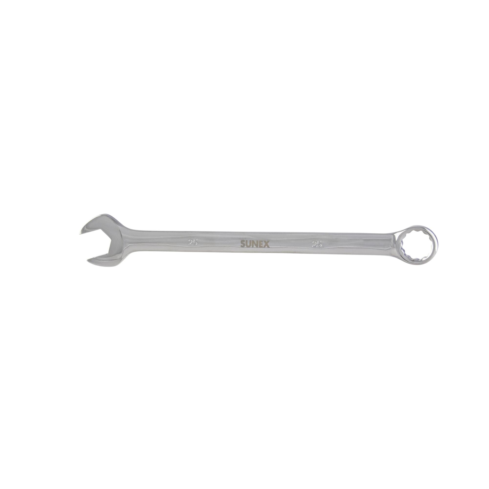 Sunex Tools Full Polish Combination Wrench — 25mm, Alloy Steel, Model# 991925MA